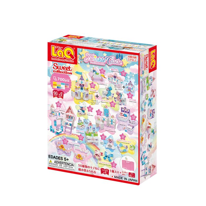 Японски Детски конструктор LaQ Sweet Collection TWINKLE CASTLE