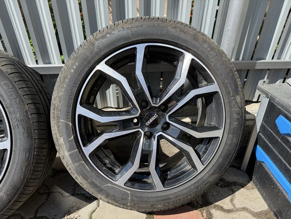 Roti Dezent R18 5x114.3 cu cauciucuri Pirelli vara 225/50 R18