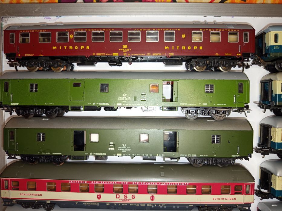 Vagoane călători HO Lima Schicht Roco trenulețe diorama piko