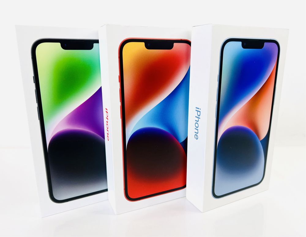 НОВ! Apple iPhone 14 128GB Midnight / Starlight / Blue / Red Гаранция!