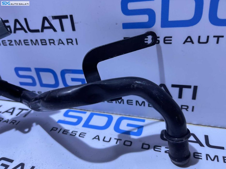 Teava Conducta Apa cu Senzor Temperatura Audi A6 C6 3.0 TDI BMK BNG ASB 2005 - 2011 Cod 059121065AH [S0095]