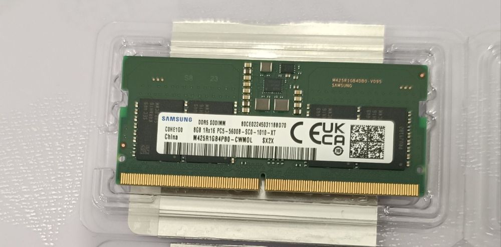Оперативная память Samsung DDR5 8GB 5600MHz SO-DIMM (как новая)