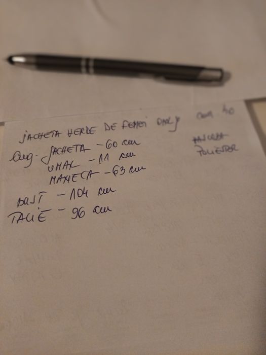 Jacheta Only verde de femei