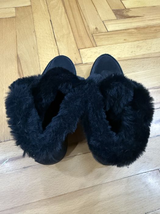 Обувь теплая черная