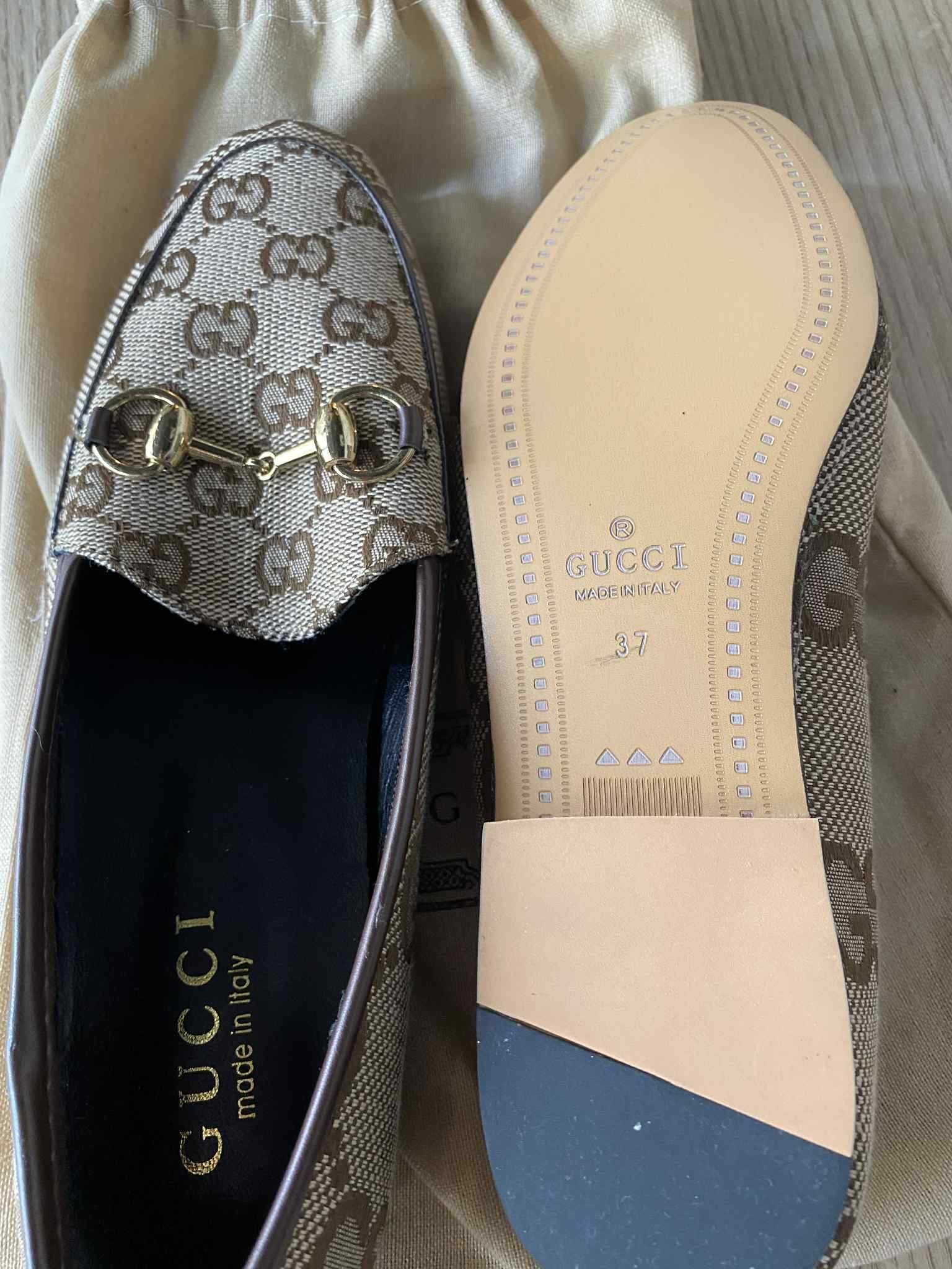 Гучи обувки loafers gucci бежови пантофки пролетни мокасини сиви
