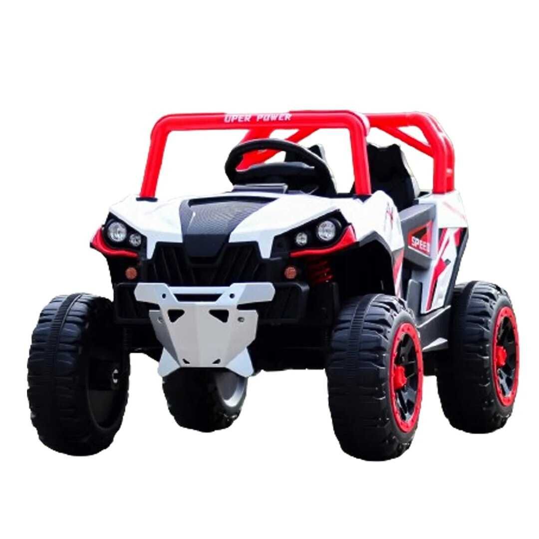 UTV electric pentru copii,4x4 120W 12V, cu roti moi si scaun tapitat