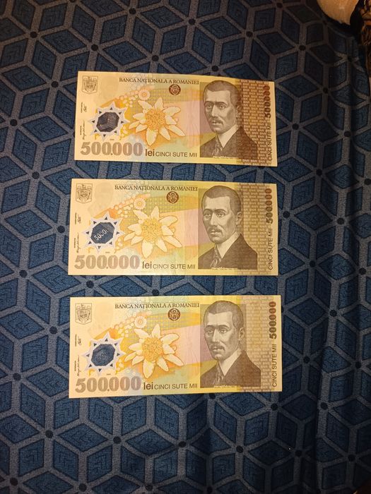 Vând bacnote de 500.000