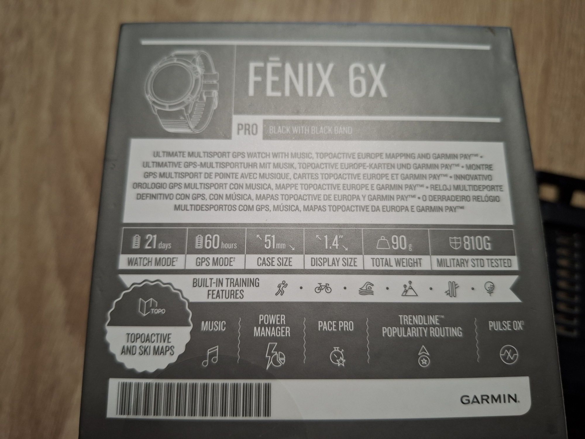 Garmin Fenix 6X PRO 51mm