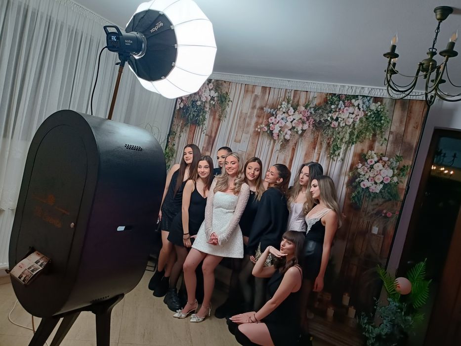 Cabina foto/artificii / baloane explozive  / video 360 / fum greu