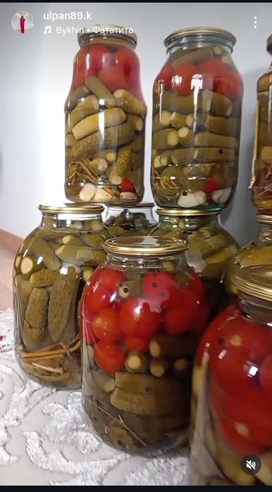 Солёные огурцы 3 литра