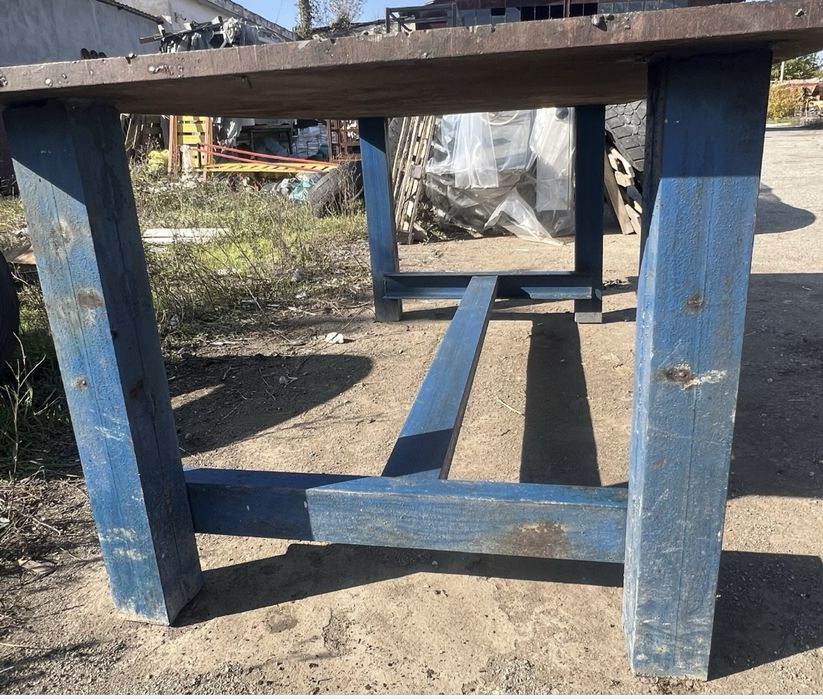 Banc, masa de lucru industriala, grosime blat — 25 mm