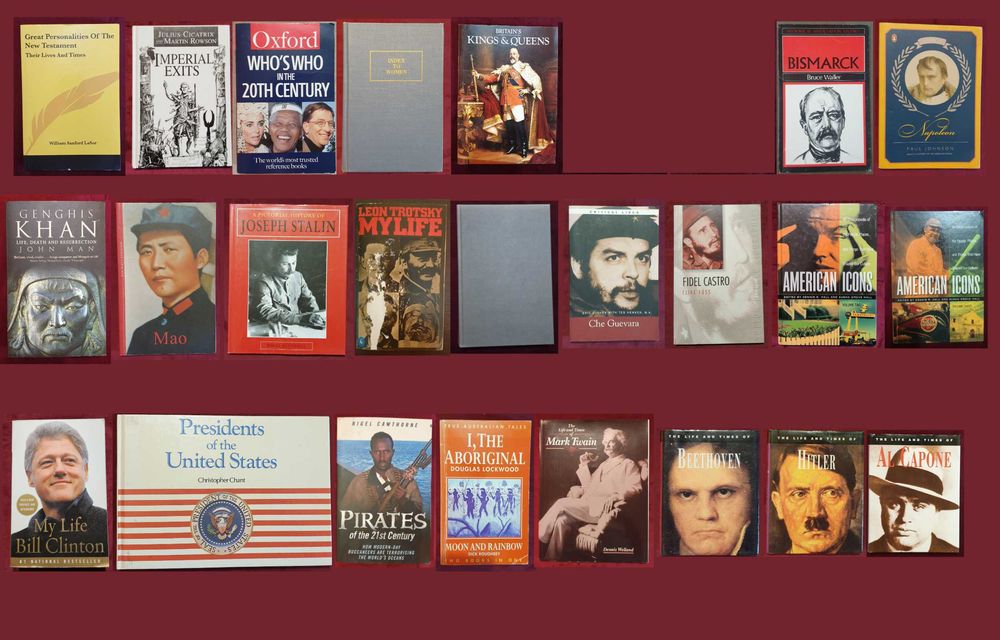 24 биографии и справочници за известни личности