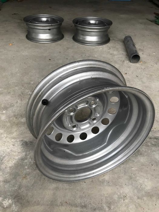 Джанти стоманени за Nissan 14" с гуми