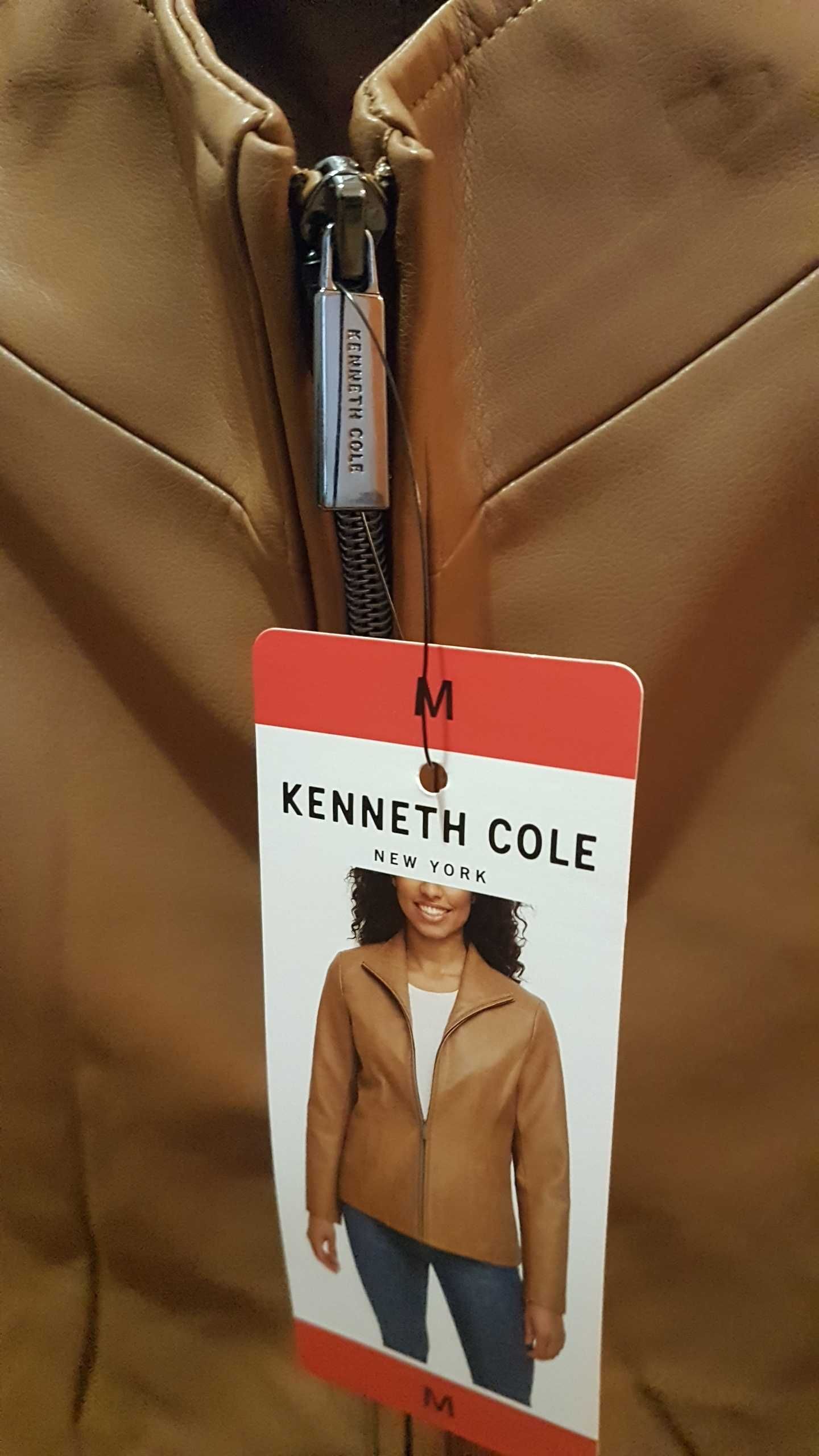 Ново дамско яке Kenneth Cole изкуствена кожа размер М