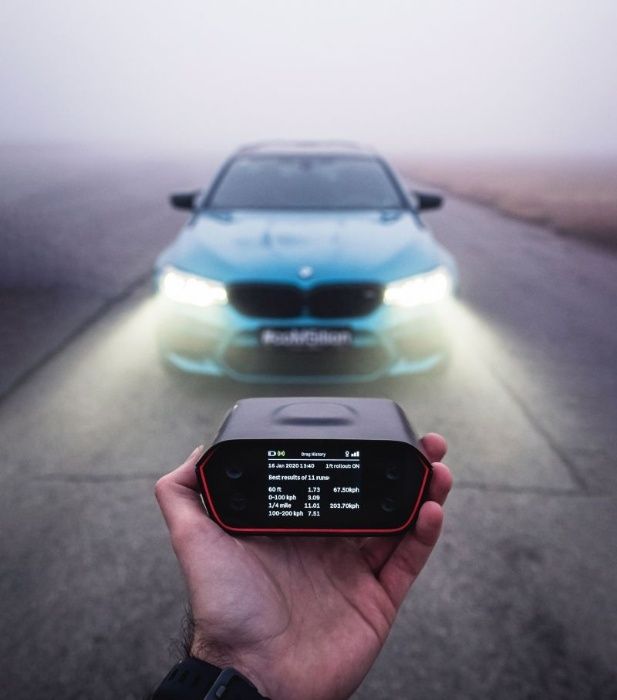 Racebox GPS измервателно устройство за драг и пистово каране с WiFi