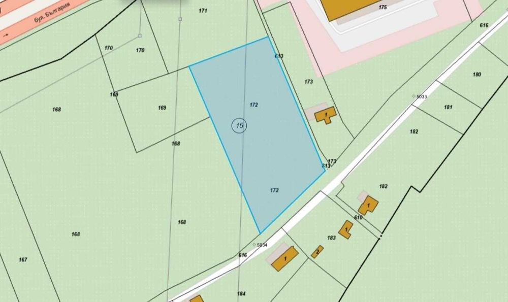 Продава се Парцел в Русе, в.з. Кръста - 2871 кв.м за 31 €/кв.м - Снимка #2