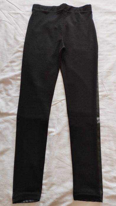 Нов дамски кожено-текстилен клин