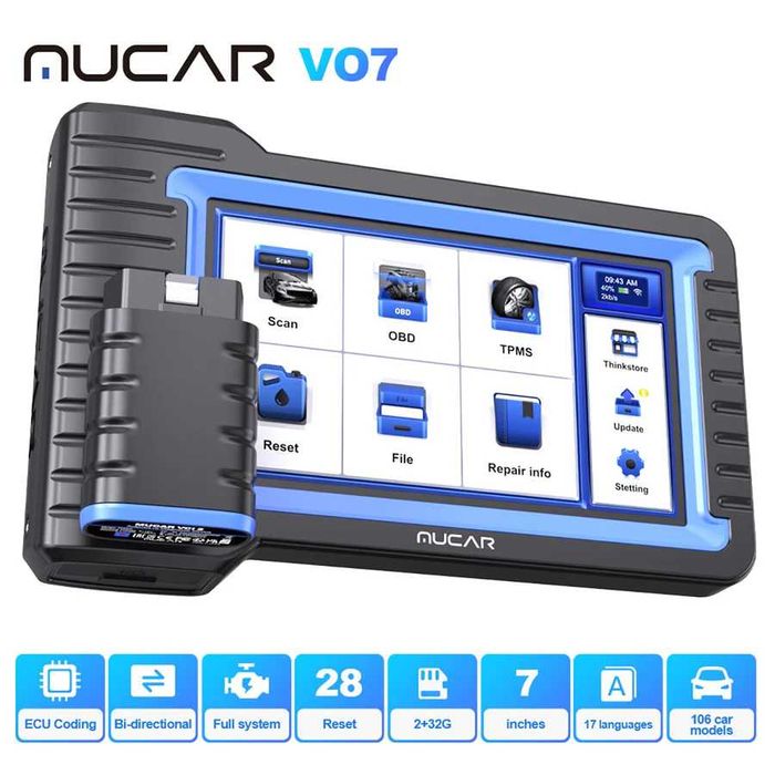 MUCAR VO7 scaner dispozitiv de diagnosticare OBD2
