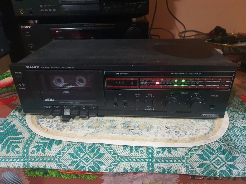 stereo casete dek sharp rt 115