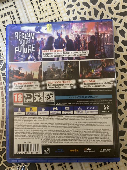 Watch dogs legion PS4
