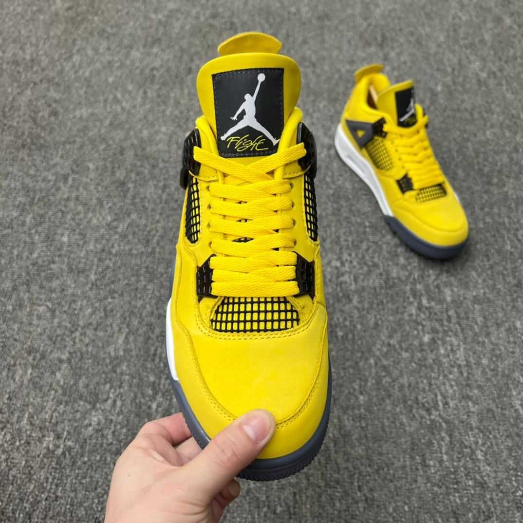 Air Jordan 4 Yellow Thunder NOU 36-44 [Verificare Colet]