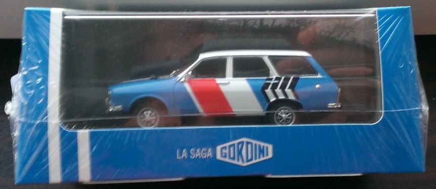 Macheta Renault 12 Break Gordini (Dacia 1300) raliu 1974 - Atlas 1/43