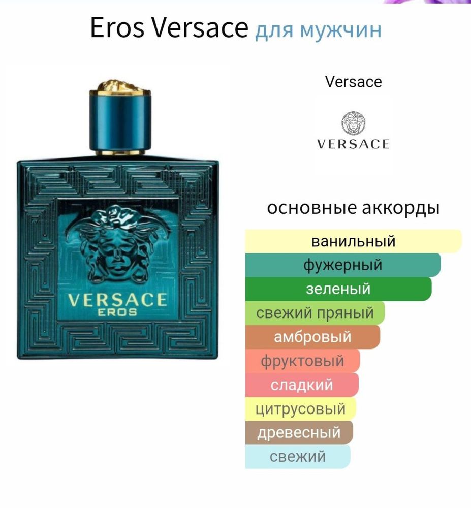 Мужской Парфюм Versace Eros 100ml