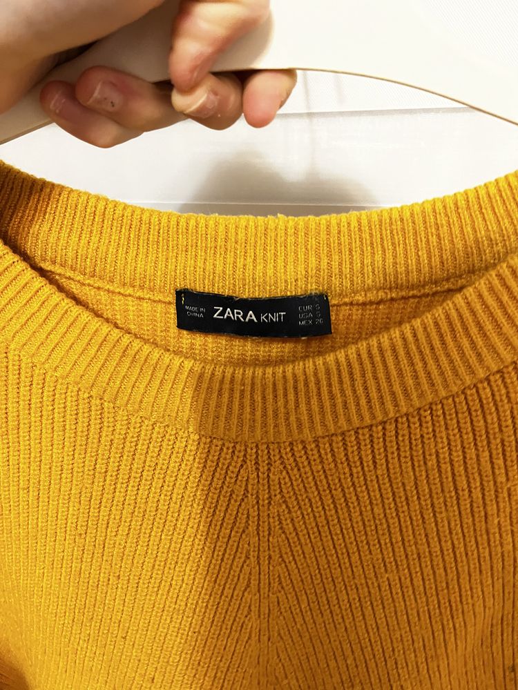 pulover Zara mustariu