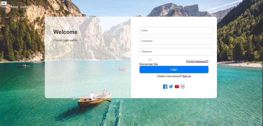Chiroyli Full-Stack Login Page – Frontend + Node.js Backend – $150