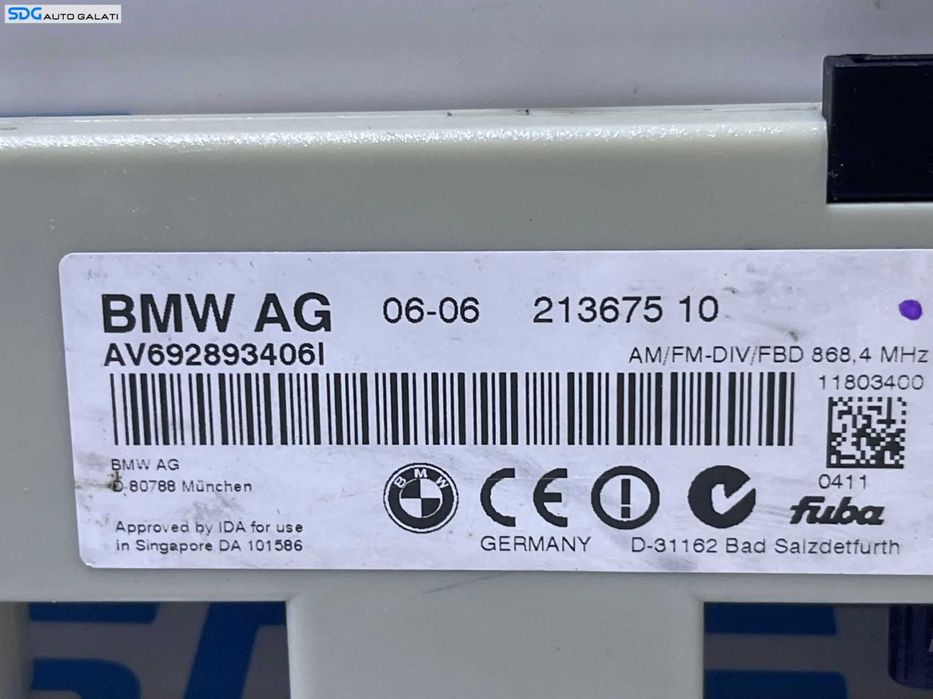 Unitate Modul Amplificator Radio BMW Seria 3 E90 2004 - 2011 Cod 21367510 060621367510