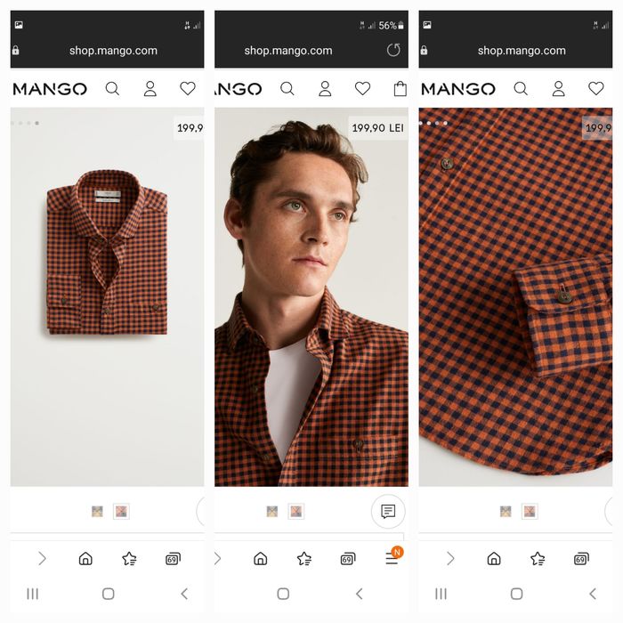 Camasi barbati M Mango