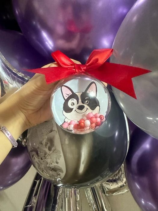 Фото шар на елку