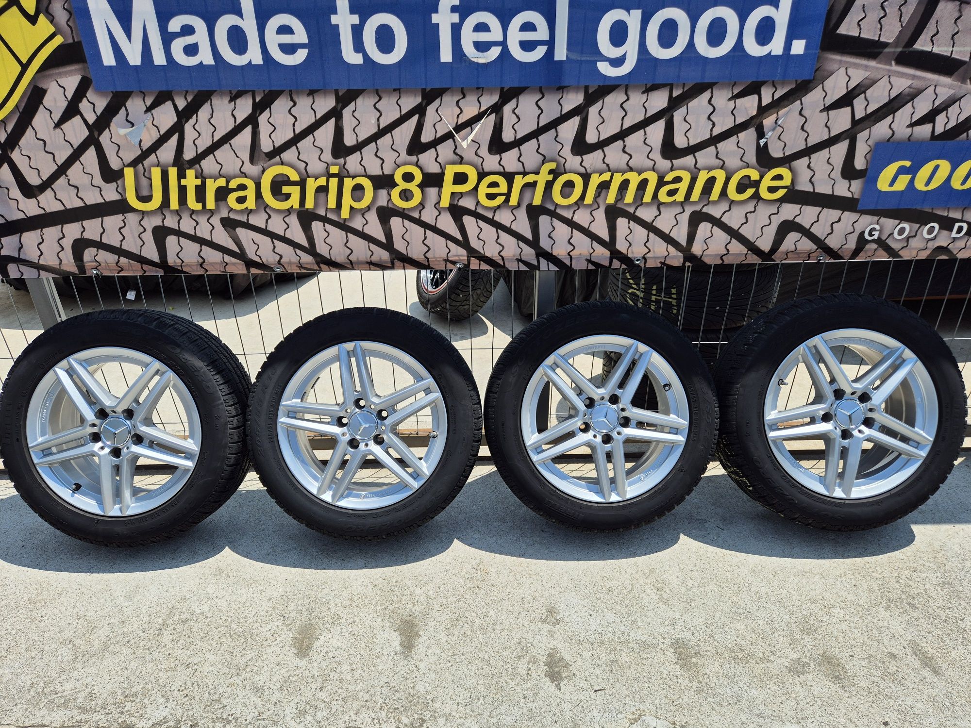 Джанти Uniwheels 16 цола, 5х112,  7j , et48 , 205/55/16 Mercedes  Audi