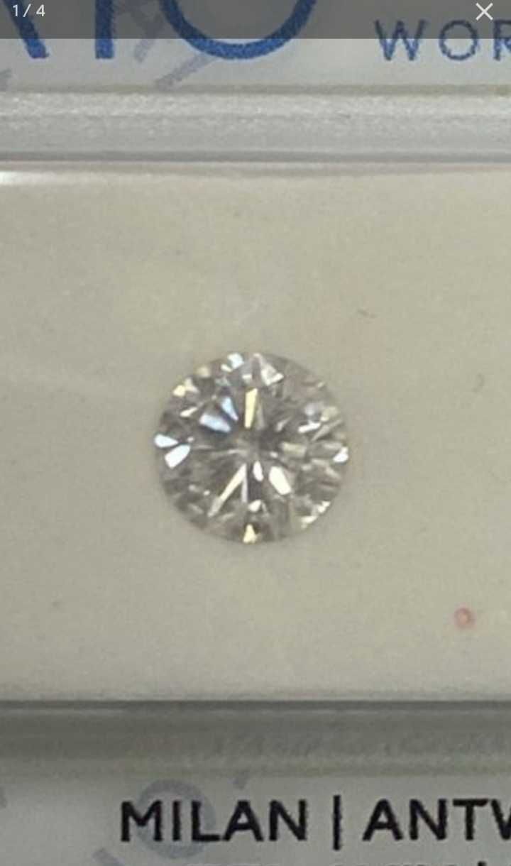 Диамант 0,66ct. AIG Цвят G