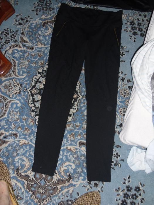 pantaloni dama cu piele naturala