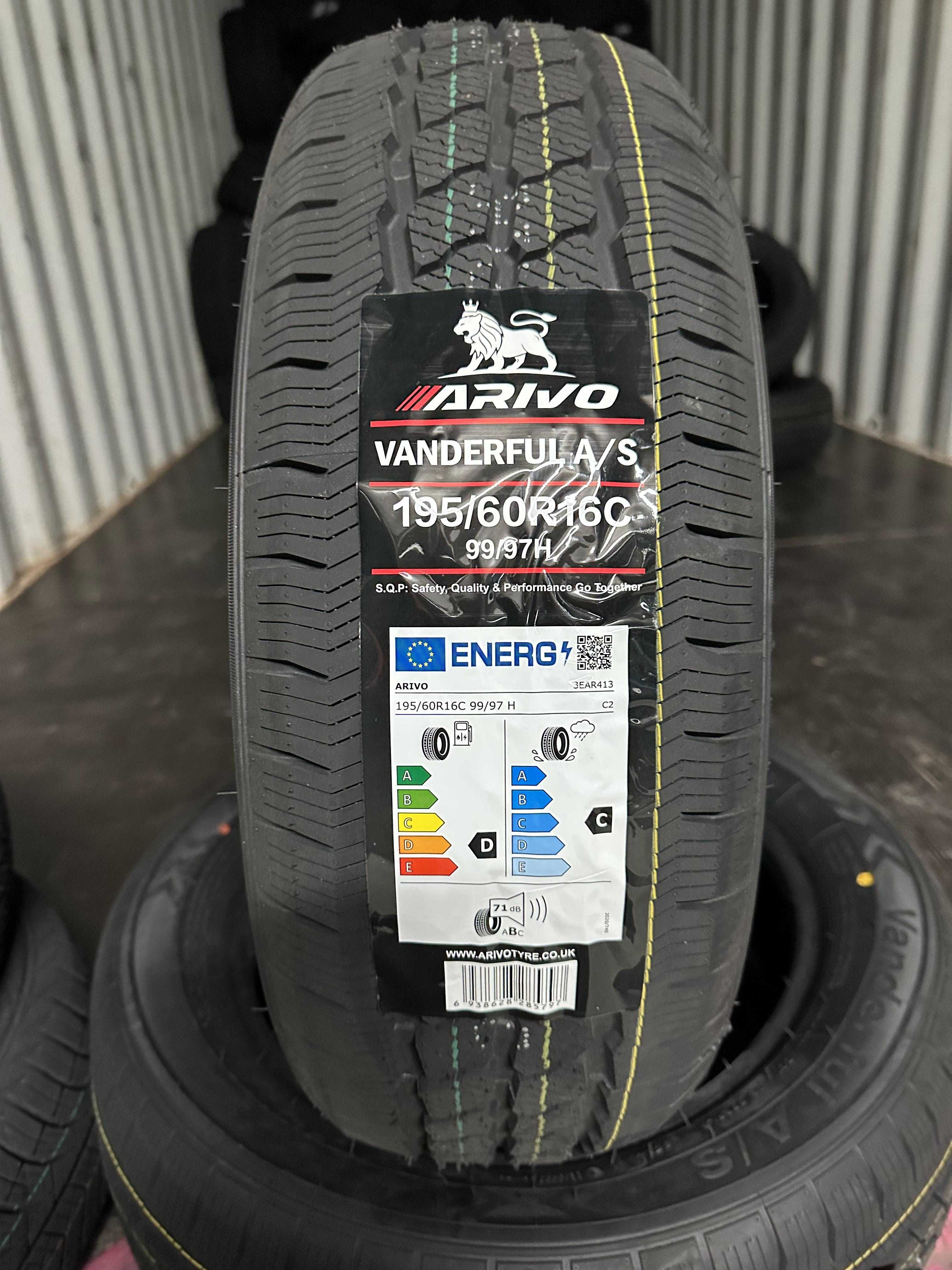 Нови Всесезонни Бусови Гуми Arivo Vanderful A/S 195/60R16C Нов Dot