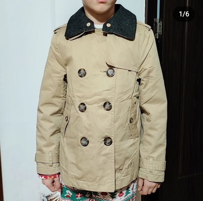 Trench/palton lana 2 in 1 unisex DKNY 9 ani(140)