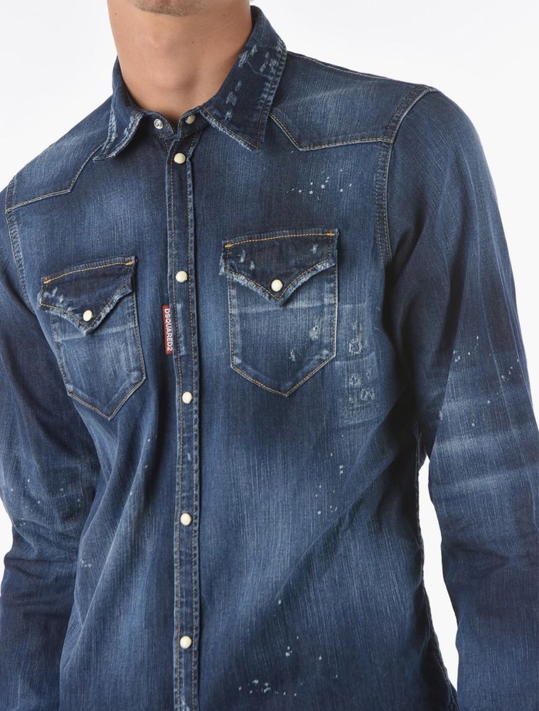 Dsquared2-Denim Classic Western Shirt