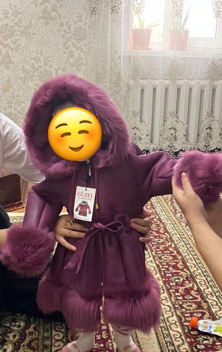 Новая детская дубленка