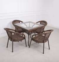 Ратанговая стулья.Цена за 5 столов и 10 стулья 80000 тг