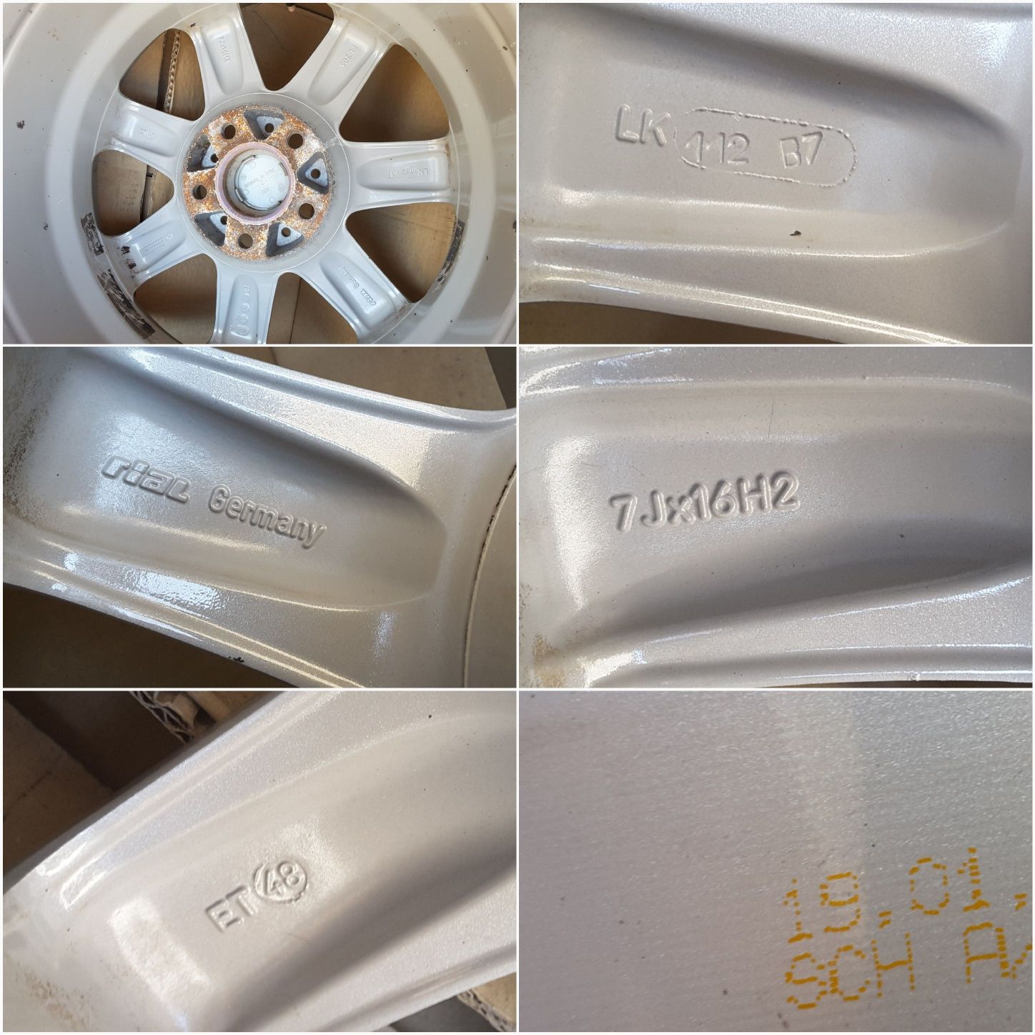 jante aliaj 16; 5x112; Mercedes V class Vito w447,  w639