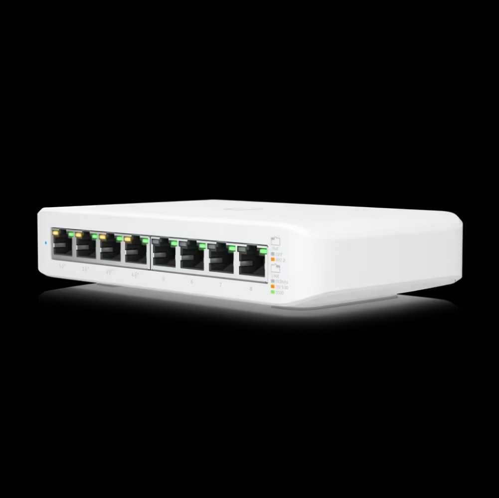 Управляемый коммутатор Ubiquiti UniFi Switch 8 USW-Lite-8-POE/Оригинал