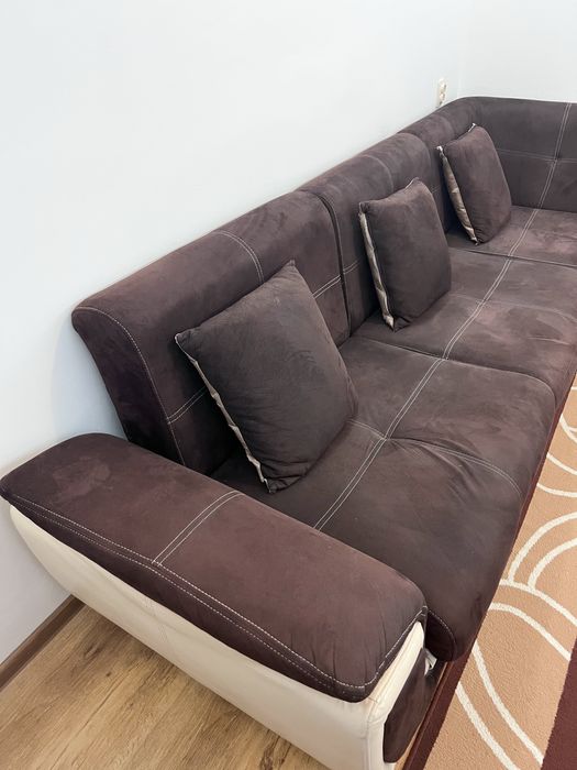 Голям ъглов диван 305х206см / Много запазен