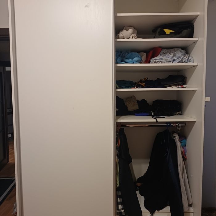 Vand set mobilier camera adolescenti 2 paturi si dulap dressing