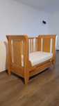 Patut de copii Tutti Bambini Katie Oak, 120cmx60cm, cu saltea