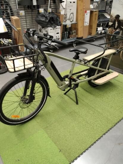 Bicicletă cargo electrică longtail - produs resigilat Decathlon