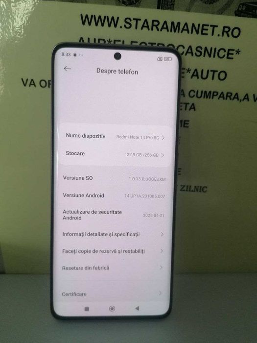 redmi note 14 pro (m2) star amanet