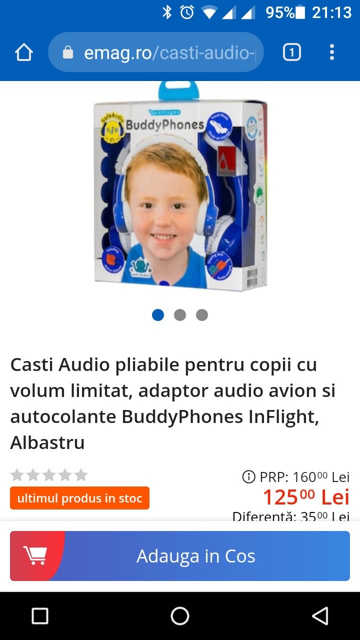 Casti audio pentru copii