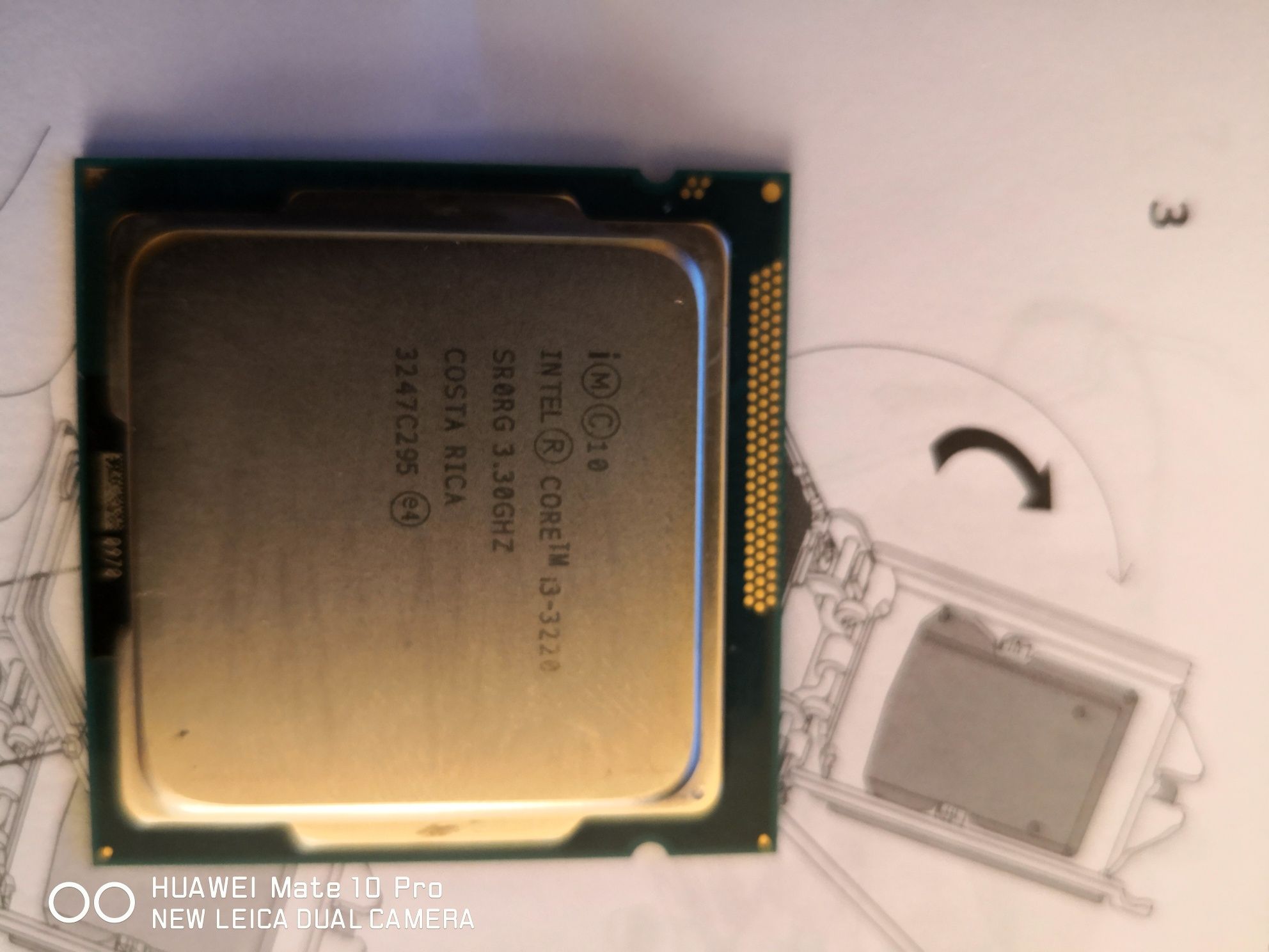 Procesor Intel® Core™ i3-3220, 3300MHz, 3MB, socket 1155-Bulk