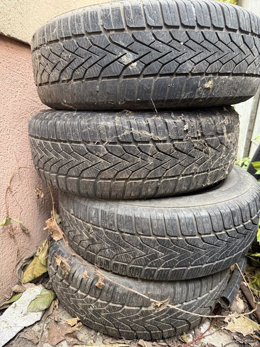 195 65 15 jante 5x112 originale cu anvelope de iarna
